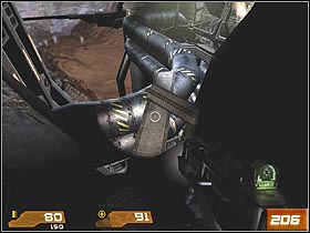 After short walk, youll encounter Guardian again - Data Networking Security - Walkthrough - Quake 4 - Game Guide and Walkthrough