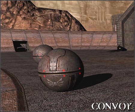 Very fast, steel 'balls' causing players a lot of trouble especially in missions, which requires vehicles - Convoy - Enemies - Quake 4 - Game Guide and Walkthrough