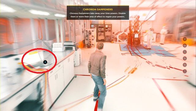 Chronon Dampeners disable your powers in a given area - Act III - Research Facility - Walkthrough - Quantum Break - Game Guide and Walkthrough