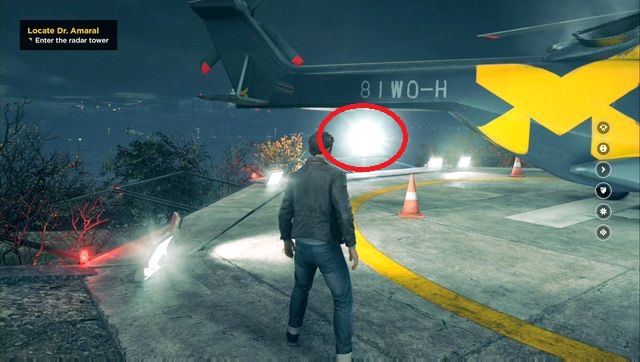 You will find the collectible behind a Monarch helicopter. - Chronon Sources (act III) - Secrets - Quantum Break - Game Guide and Walkthrough