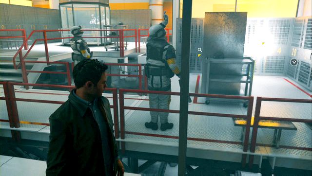 Collect the secret hidden behind the lockers. - Chronon Sources (act III) - Secrets - Quantum Break - Game Guide and Walkthrough
