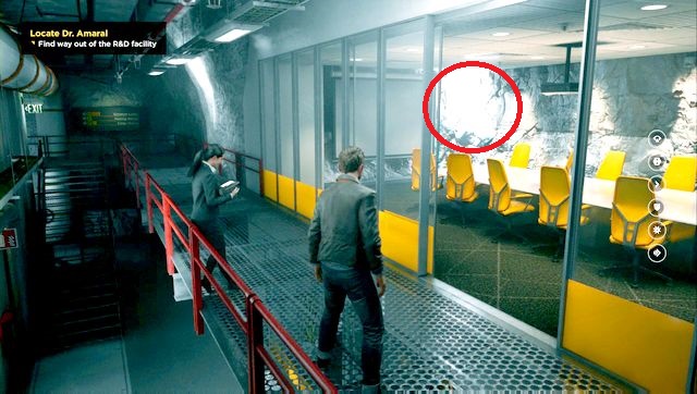 The source hidden in the conference room can be easily missed. - Chronon Sources (act III) - Secrets - Quantum Break - Game Guide and Walkthrough