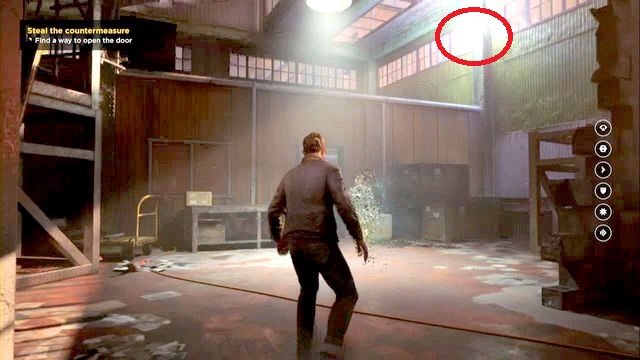 One of the sources can be found above the shed in the building. - Chronon Sources (act IV and V) - Secrets - Quantum Break - Game Guide and Walkthrough