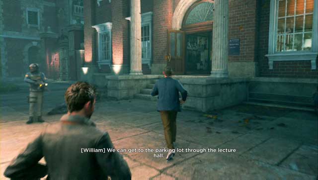 Follow William to the library - Act I, part 2 - Campus Escape - Walkthrough - Quantum Break - Game Guide and Walkthrough