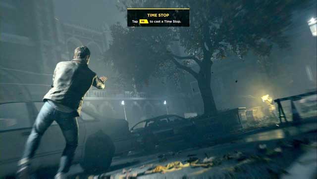 Time Stop will immobilize your opponents for a while - Act I, part 2 - Campus Escape - Walkthrough - Quantum Break - Game Guide and Walkthrough