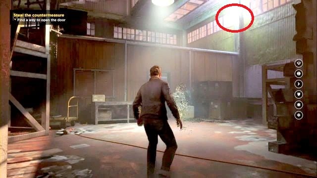 A source is above the shed - Act IV, part 4 - Wills Workshop 2010 - Walkthrough - Quantum Break - Game Guide and Walkthrough