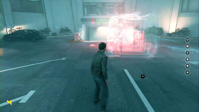 Use Time Run to reach the underground parking lot - Act V, part 2 - Return To The University - Walkthrough - Quantum Break - Game Guide and Walkthrough