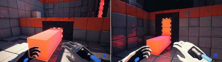 In this area you will have your first contact with orange cubes - QUBE 2 - Chapter 1 - Forgotten Roots - Walkthrough - Q.U.B.E. 2 Game Guide