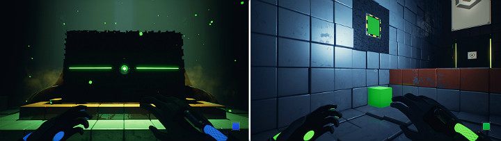 Approach the construction and activate it - QUBE 2 - Chapter 4 - Lost in Transmission - Walkthrough - Q.U.B.E. 2 Game Guide