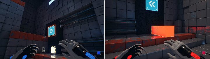 Move the crane to the right side and pull the orange cube out of the wall - QUBE 2 - Chapter 4 - Lost in Transmission - Walkthrough - Q.U.B.E. 2 Game Guide