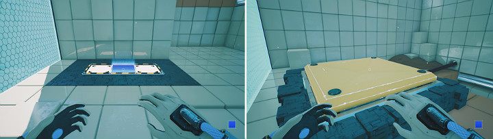 Activate the blue cube and jump higher - QUBE 2 - Chapter 5 - Tangled (The Machine) - Walkthrough - Q.U.B.E. 2 Game Guide