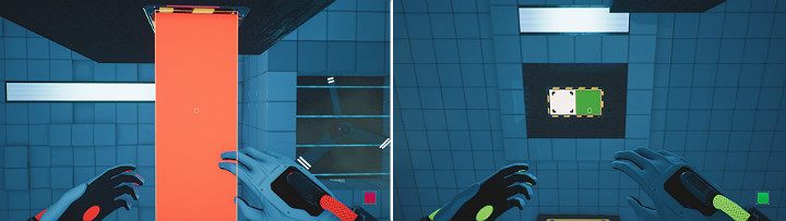 You will notice fans on both sides of the room - you need to protect yourself from them once the crane starts moving - QUBE 2 - Chapter 5 - Tangled (The Machine) - Walkthrough - Q.U.B.E. 2 Game Guide