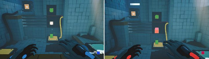 Pull the green cube out of the wall, activating the crane mechanism - QUBE 2 - Chapter 5 - Tangled (The Machine) - Walkthrough - Q.U.B.E. 2 Game Guide