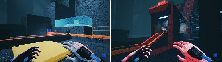 The sphere will make it way right, bouncing back from the wall and will start to come back - QUBE 2 - Chapter 11 - The Abyss - Walkthrough - Q.U.B.E. 2 Game Guide