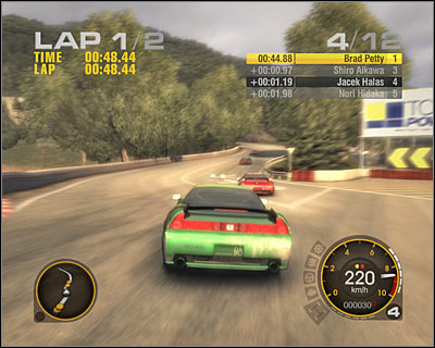 You will have to be extremely careful, because it's very narrow here and there are a lot of sharp turns ahead - J-Speed Super Two Tournaments I - Japan - Trophies - Race Driver GRID - Game Guide and Walkthrough