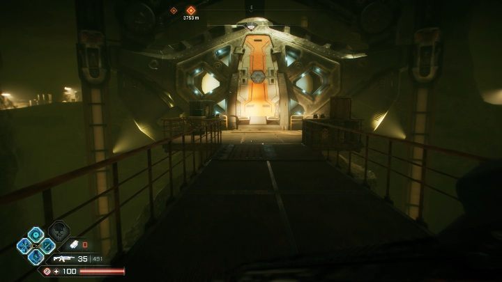 The entrance to the Ark is at the end of the location - Arks in Dune sea - Side activities in Rage 2 - Arks - Rage 2 Guide