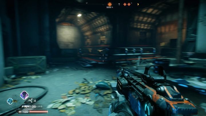 At the entrance to the building, move straight to the next door - Arks in Twisting Canyons - Side activities in Rage 2 - Arks - Rage 2 Guide