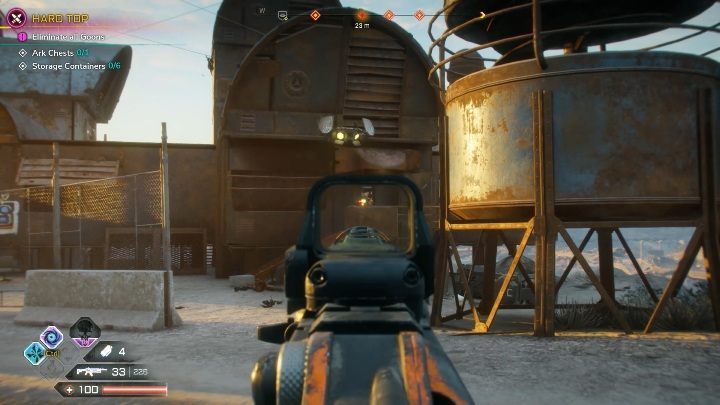 In this location you will find 1 ark chest and 6 storage containers - Bandit Dens in Twisting Canyons - Rage 2 - Bandit Dens - Rage 2 Guide