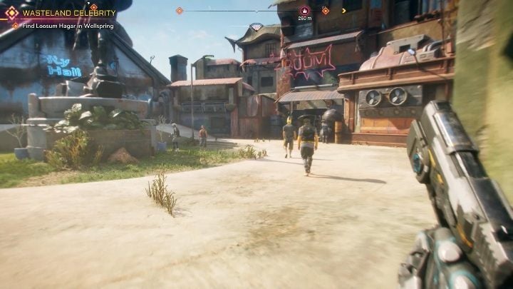 The store is on the right - How do I unlock gold weapon skins in Rage 2? - FAQ - Rage 2 Guide