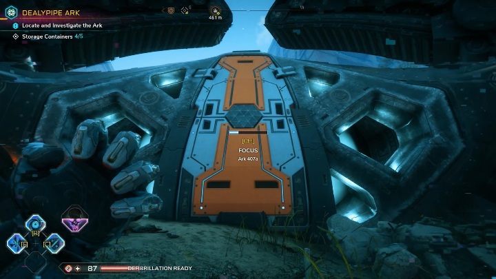 The entrance to the Ark is at the end of the location - Arks in Sekreto Wetlands - Side activities in Rage 2 - Arks - Rage 2 Guide