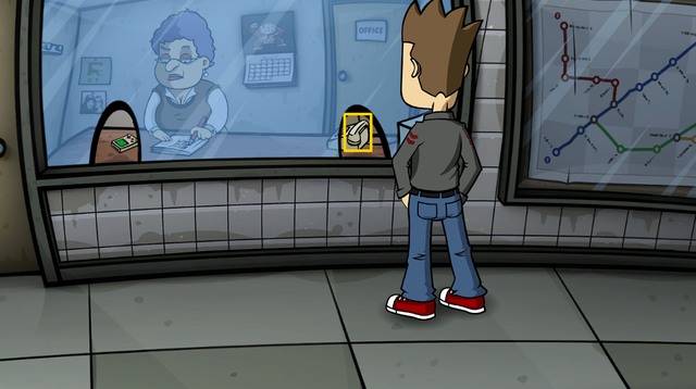 Use the rusty razor blade with the tube of glue - Buy a subway pass - Day 1 - Monday: A box full of junk and too much free time - Randals Monday - Game Guide and Walkthrough