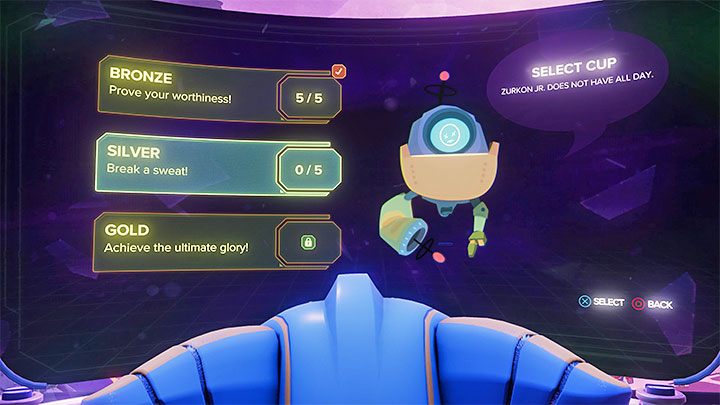 After dealing with Nefarious and watching cut-scenes, interact with the arena terminal in the Gastropub - Ratchet & Clank Rift Apart: Arena, Silver Cup - walkthrough, all fights - Scarst Debris Cloud - Ratchet & Clank Rift Apart Guide