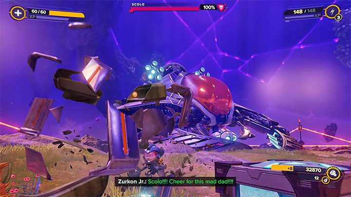 The game will unlock this final Silver Cup round only after you have completed the previous 4 rounds from this group - Ratchet & Clank Rift Apart: Arena, Silver Cup - walkthrough, all fights - Scarst Debris Cloud - Ratchet & Clank Rift Apart Guide