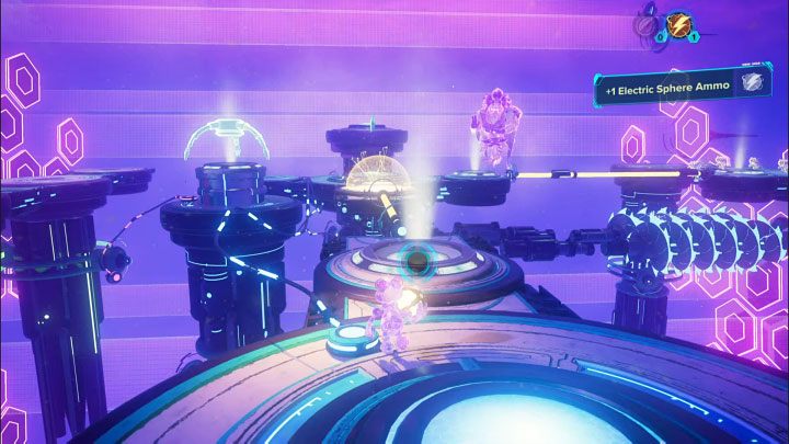 Place the newly acquired sphere in the slot pictured above - Ratchet & Clank Rift Apart: Kit, Return to Sargasso - puzzle guide, list - Clank and Kit Riddles - Ratchet & Clank Rift Apart Guide