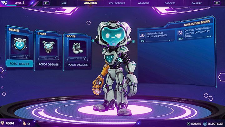 You can put on your helmet, chest and boots separately - Ratchet & Clank Rift Apart: Character appearance - can it be changed? - FAQ - Ratchet & Clank Rift Apart Guide