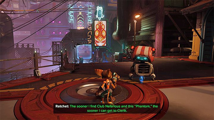 You will learn about the need to visit the Nefarious Club from Mrs - Ratchet & Clank Rift Apart: Club Nefarious - walkthrough - Nefarious City - Ratchet & Clank Rift Apart Guide