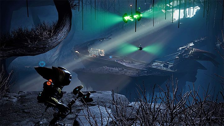 You can find the Spybot on your first visit to Savali - Ratchet & Clank Rift Apart: RYNO, the ultimate weapon - Spyobots list - Secrets and Collectibles - Ratchet & Clank Rift Apart Guide