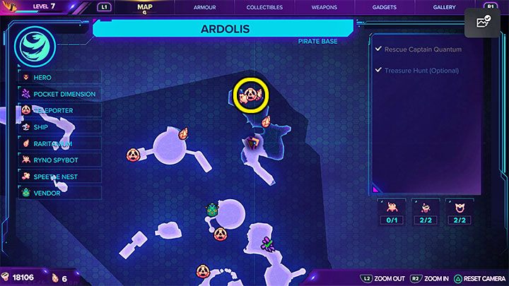 9 - Ratchet & Clank Rift Apart: RYNO, the ultimate weapon - Spyobots list - Secrets and Collectibles - Ratchet & Clank Rift Apart Guide