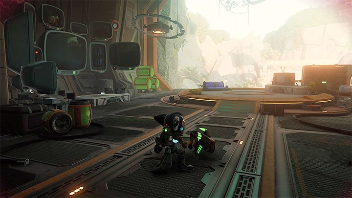 You can also return to Rivet's Hideout - Ratchet & Clank Rift Apart: Return to Sargasso, Trudi - walkthrough - Sargasso - Ratchet & Clank Rift Apart Guide