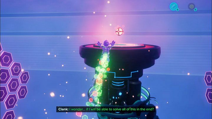 Go back to where you used the lift sphere - Ratchet & Clank Rift Apart: Clank, Sargasso - puzzle guide, list - Clank and Kit Riddles - Ratchet & Clank Rift Apart Guide