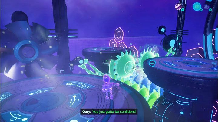 Grab the speed sphere and return to the central part of the location, then take the previous two spheres out of the slots you placed them in earlier, that is - Ratchet & Clank Rift Apart: Clank, Blizar Prime - puzzle guide, list - The riddles of Clank and Kit - Ratchet & Clank Rift Apart Guide