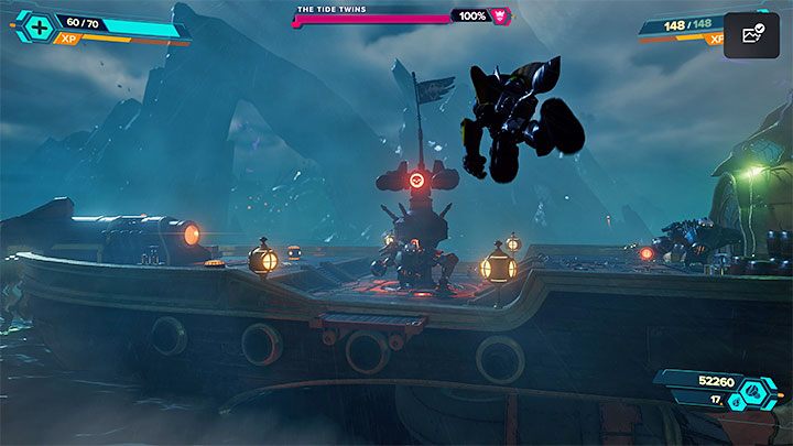 The confrontation with The Tide Twins will occur during the final battles on Ardolis associated with protecting Captain Quantum - Ratchet & Clank Rift Apart: The Tide Twins, Ardolis - how to defeat? - Bosses - Ratchet & Clank Rift Apart Guide