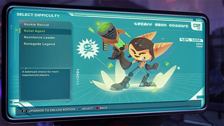 Ratchet & Clank Rift Apart has 4 difficulty levels to choose from - Ratchet & Clank Rift Apart: Beginners guide - Basics - Ratchet & Clank Rift Apart Guide
