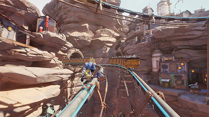 You must head north in your search for the Hurlshot - Ratchet & Clank Rift Apart: Finding the Fixer and the Hurlshot - Torren IV - Ratchet & Clank Rift Apart Guide