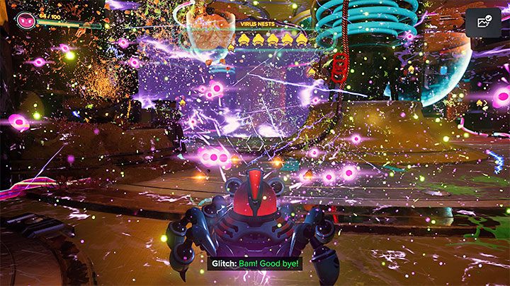 The new puzzle involving controlling Glitch (a miniature robot) is similar to the previous one from earlier missions - Ratchet & Clank Rift Apart: Repair the Rubion Forge - Cordelion - Ratchet & Clank Rift Apart Guide