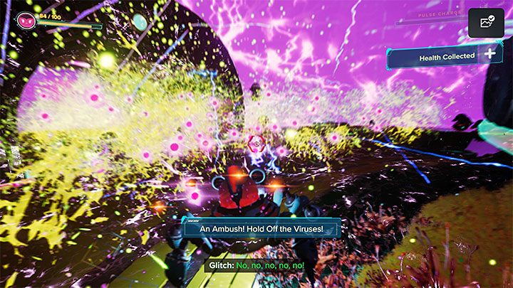 After destroying all the nests (their icons are always shown on the screen), you will learn that you have fallen into a trap - Ratchet & Clank Rift Apart: Repair the Rubion Forge - Cordelion - Ratchet & Clank Rift Apart Guide