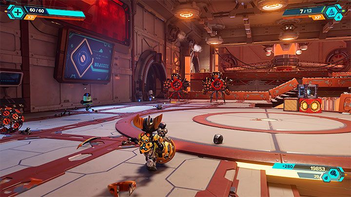 Go to the adjacent large hall where a large group of Nefarious's subordinates reside - Ratchet & Clank Rift Apart: Repair the Rubion Forge - Cordelion - Ratchet & Clank Rift Apart Guide