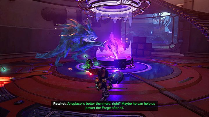 After defeating the bosses Ratchet will follow Juice and continue his journey - Ratchet & Clank Rift Apart: Freeing Juice and creating the Dimensionator - walkthrough - Cordelion - Ratchet & Clank Rift Apart Guide