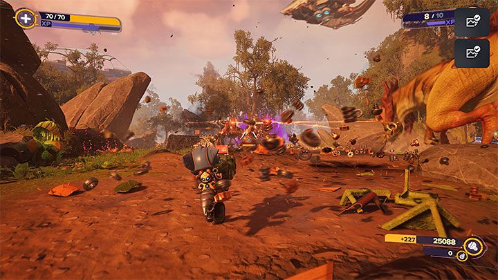 Along the way, you will use a new rift by reaching the southwestern part of the map - Ratchet & Clank Rift Apart: Protecting Morts and freeing Seekerpede - walkthrough - Return to Sargasso - Ratchet & Clank Rift Apart Guide