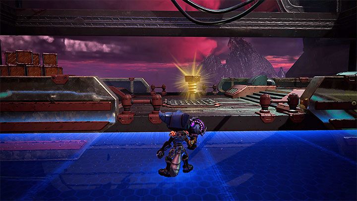 You will start encountering the first Nefarious machines - Ratchet & Clank Rift Apart: Find Ratchet and Kit - walkthrough - Viceron - Ratchet & Clank Rift Apart Guide