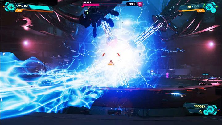 Once the nodes are destroyed, the more difficult phase of the battle will start - Ratchet & Clank Rift Apart: Begin the finale and defeat the final boss - walkthrough - Final confrontation - Ratchet & Clank Rift Apart Guide