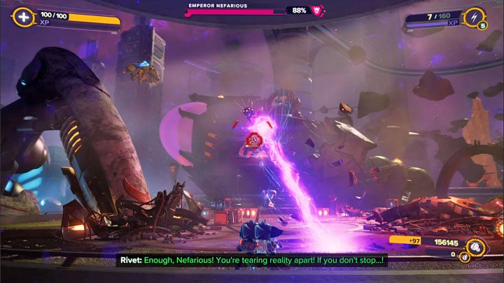 2 - Ratchet & Clank Rift Apart: Begin the finale and defeat the final boss - walkthrough - Final confrontation - Ratchet & Clank Rift Apart Guide