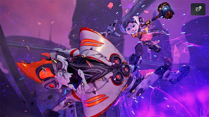 Look out for the moment when you can walk up to Kit and press X in order to be catapulted towards the boss - Ratchet & Clank Rift Apart: Begin the finale and defeat the final boss - walkthrough - Final confrontation - Ratchet & Clank Rift Apart Guide