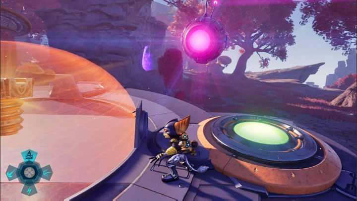 If you have followed all the steps correctly, you will land on a UFO - Escaping UFO - how to stop it? - FAQ - Ratchet & Clank Rift Apart Guide