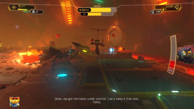 From time to time the boss will fall back, and the arena will be flooded with enemies. - Ratchet & Clank: Blargian Snagglebeast - boss, how to beat? - Bosses - Ratchet and Clank Game Guide & Walkthrough