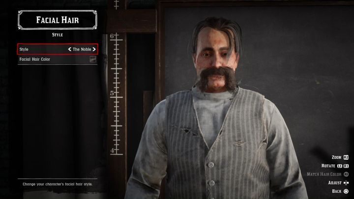 Next, select your teeth (people from that period of time didnt have a perfect smile), hairstyle and facial hair - Character creation system in Red Dead Online - Main character - Red Dead Online Guide